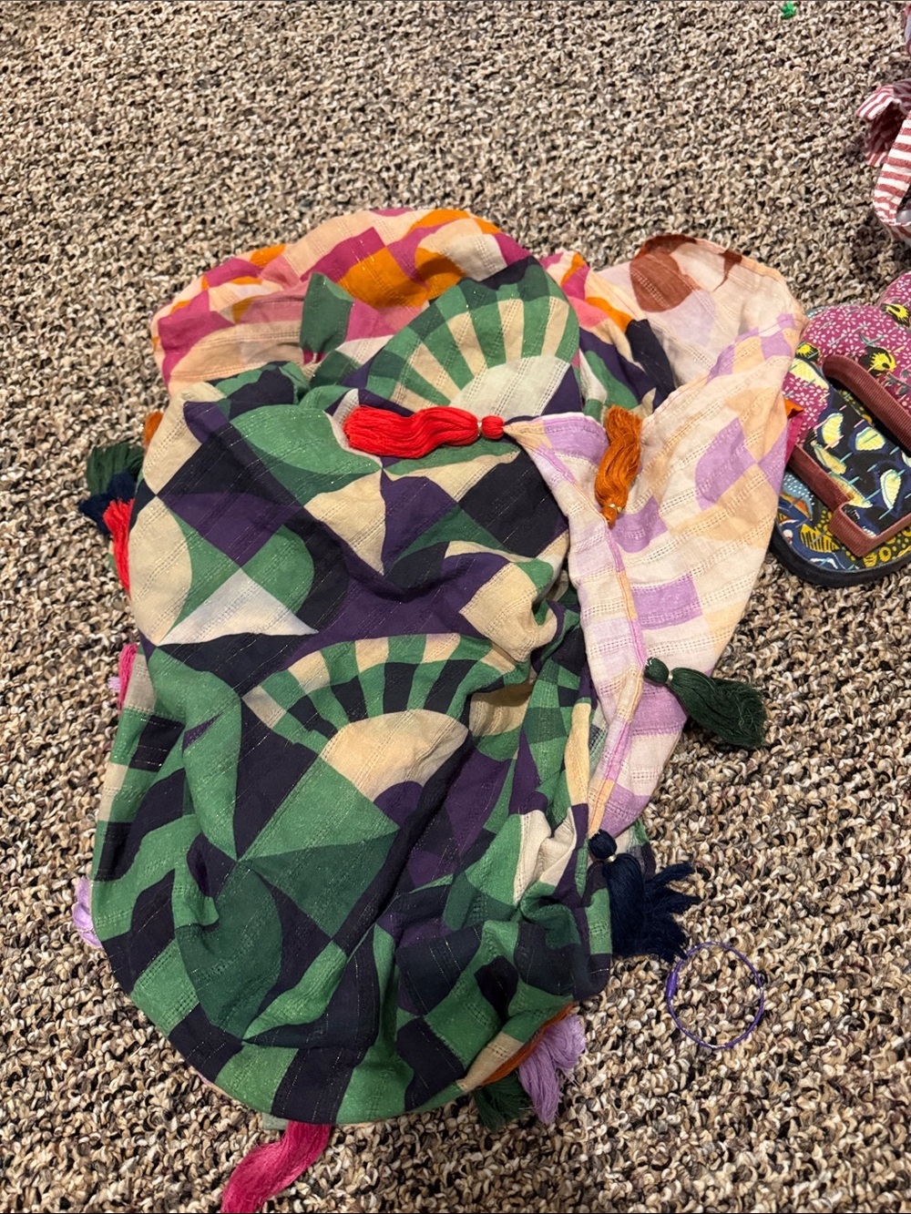 Farm Rio toucan beach cover up sarong